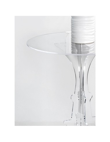 iPLEX Design - Maricla Tavolino Medium Trasparente in plexiglass - 50x60x50 cm