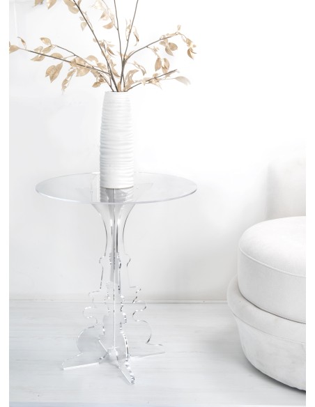 iPLEX Design - Maricla Tavolino Medium Trasparente in plexiglass - 50x60x50 cm