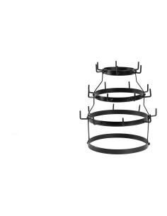 Côté Table - Portatazze Espresso in ferro Nero 29 x h32.5cm