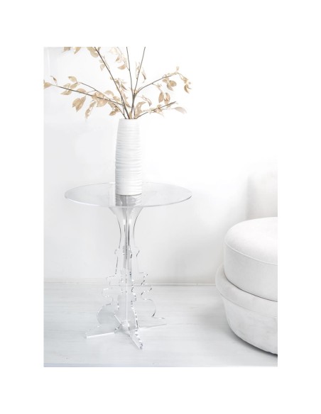 iPLEX Design - Maricla Tavolino Medium Trasparente in plexiglass - 50x60x50 cm
