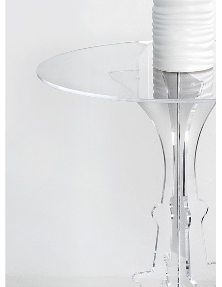 iPLEX Design - Maricla Tavolino Medium Trasparente in plexiglass - 50x60x50 cm
