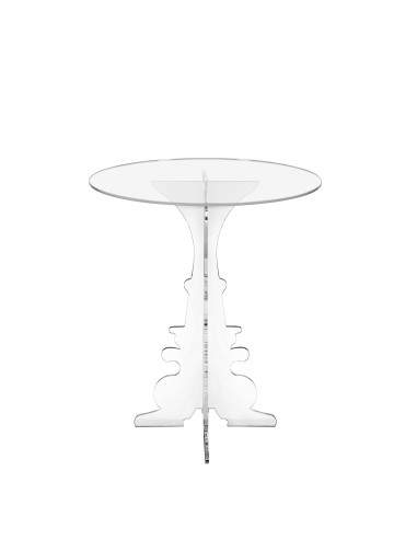 iPLEX Design - Maricla Tavolino Medium Trasparente in plexiglass - 50x60x50 cm