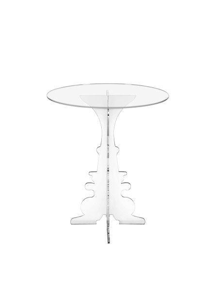 iPLEX Design - Maricla Tavolino Medium Trasparente in plexiglass - 50x60x50 cm