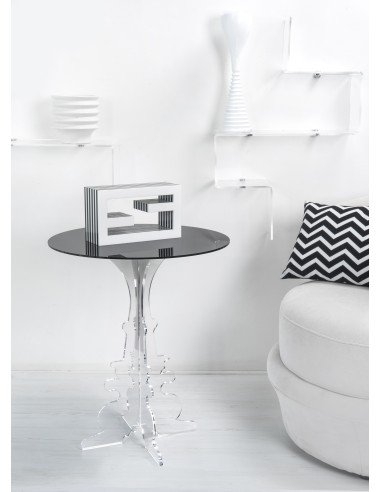iPLEX Design - Maricla Tavolino Medium Nero in plexiglass - 50x60x50 cm