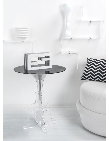 iPLEX Design - Maricla Tavolino Medium Nero in plexiglass - 50x60x50 cm