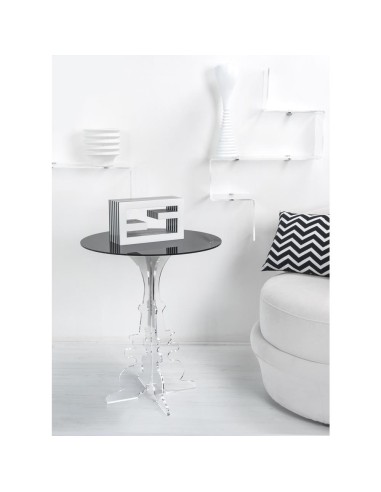 iPLEX Design - Maricla Tavolino Medium Nero in plexiglass - 50x60x50 cm