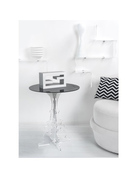 iPLEX Design - Maricla Tavolino Medium Nero in plexiglass - 50x60x50 cm