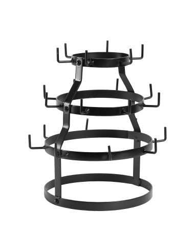 Côté Table - Portatazze Espresso in ferro Nero 29 x h32.5cm