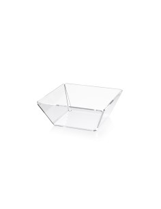 iPLEX - Bon Ton Cestino portapane da tavola in plexiglass PMMA Trasparente. Made in Italy - 22x8,6x22 cm 2