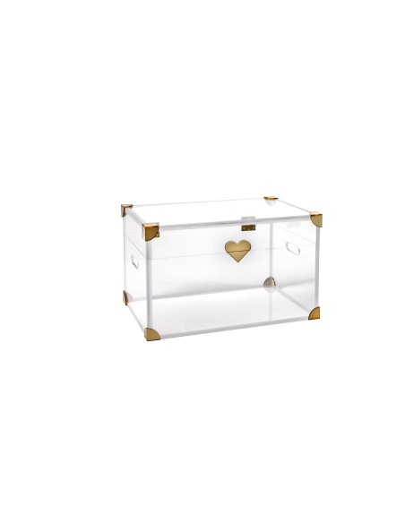 iPLEX Design - Bau' Baule Small - Trasparente - 25x25x40 cm