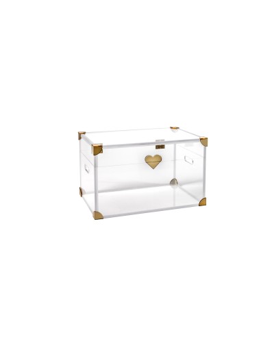 iPLEX Design - Bau' Baule Small - Trasparente - 25x25x40 cm