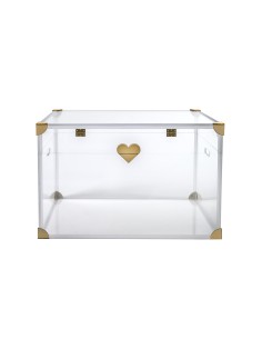 iPLEX Design - Bau' Baule Small - Trasparente - 25x25x40 cm