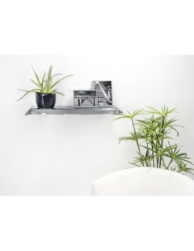 iPLEX Design Drappeggi Mensola Fume' - grigio fumè - 69x5x20 cm