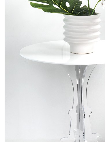iPLEX Design - Maricla Tavolino Medium Bianco in plexiglass - 50x60x50 cm