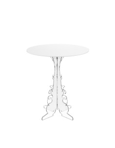 iPLEX Design - Maricla Tavolino Medium Bianco in plexiglass - 50x60x50 cm