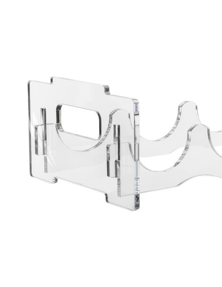 iPLEX Design Degusta Portabottiglie Trasparente - 50x14x24,5 cm
