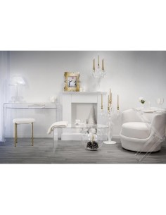 iPLEX Design - Lampada Iris Trasparente led naturale in plexiglass - 34x52,8x34 cm 2