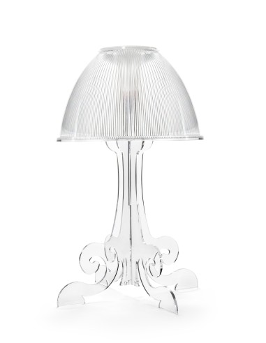 iPLEX Design - Lampada Iris Trasparente led naturale in plexiglass - 34x52,8x34 cm