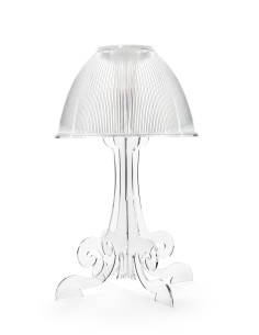 iPLEX Design - Lampada Iris Trasparente led naturale in plexiglass - 34x52,8x34 cm