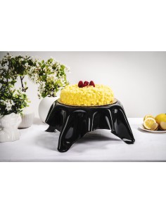 iPLEX Design Drappeggi Centrotavola Grande Nero - 50x17,5x50 cm 2