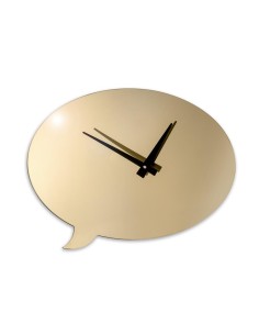 iPLEX Design - I-Cloud Orologio Gold in plexiglass - 50x40x3 cm 2