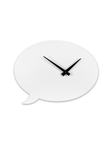 iPLEX Design - I-Cloud Orologio Bianco in plexiglass - 50x40x3 cm