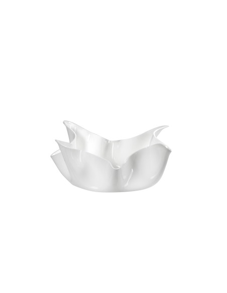 iPLEX Design Drappeggi Centrotavola Medio Bianco - 32,5x11,5x32,5 cm