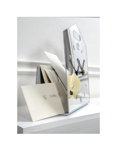 iPLEX Design - Home Time Orologio Silver in plexiglass - 23x28x9 cm