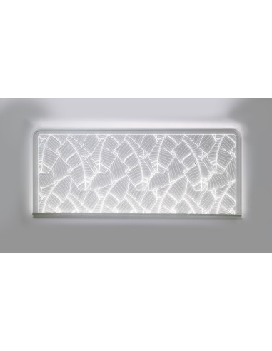 iPLEX Design Gauguin Testata Letto Matrimoniale - Trasparente - 180x75x1 cm