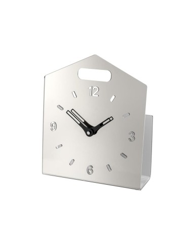 iPLEX Design - Home Time Orologio Silver in plexiglass - 23x28x9 cm