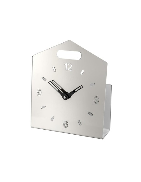 iPLEX Design - Home Time Orologio Silver in plexiglass - 23x28x9 cm