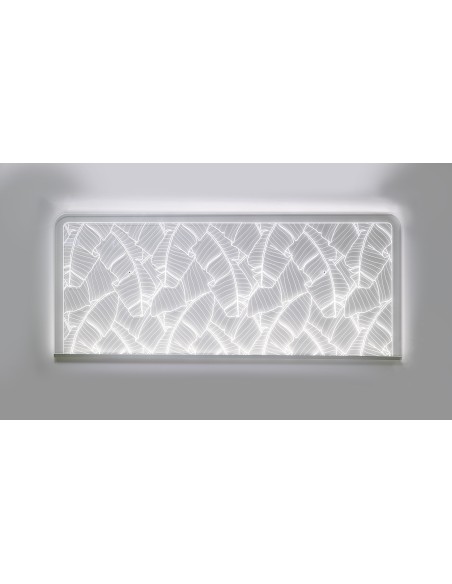 iPLEX Design Gauguin Testata Letto Matrimoniale - Trasparente - 180x75x1 cm