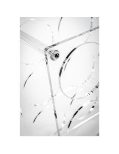 iPLEX Design - Gran Cru Cantinetta Portabottiglie Trasparente 9 Posti in plexiglass - 33x33x16 cm 2