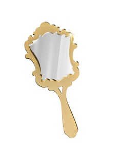 iPLEX Design Specchio Falpala Gold - 30x13x0,5 cm 2