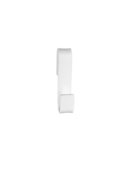 iPLEX Design - Clio Set Da 2 Appendini Zeta White in plexiglass - bianco - 3x14,5x6 cm