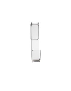 iPLEX Design - Clio Set Da 2 Appendini Zeta Trasparentei in plexiglass - Trasparente - 3x14,5x6 cm 2