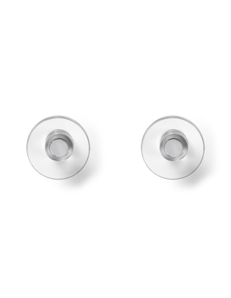 iPLEX Design - Calipso Set Da 2 Appendini Trasparentei in plexiglass - Trasparente - 4,5x45x3 cm