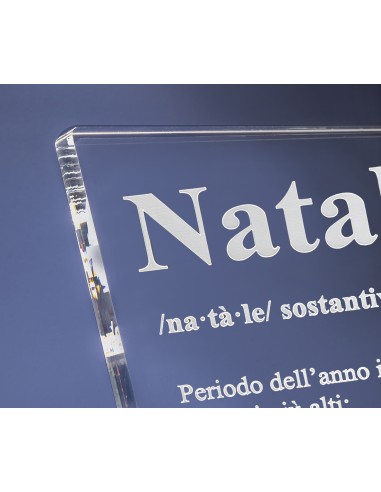 iPLEX Design Lucilio Natale - Trasparente - 20x20x9 cm