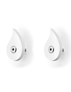 iPLEX Design - Goccia Set Da 2 Appendini White in plexiglass - bianco - 4,5x6,5x3 cm 2