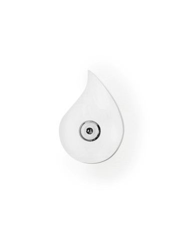 iPLEX Design - Goccia Set Da 2 Appendini White in plexiglass - bianco - 4,5x6,5x3 cm