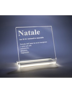 iPLEX Design Lucilio Natale - Trasparente - 20x20x9 cm