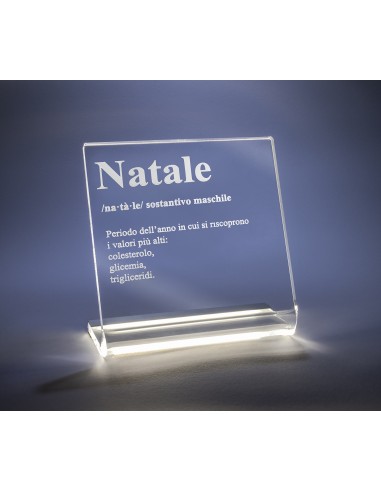 iPLEX Design Lucilio Natale - Trasparente - 20x20x9 cm