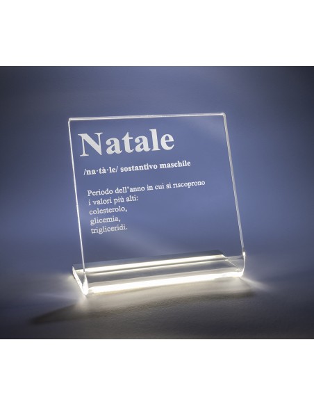 iPLEX Design Lucilio Natale - Trasparente - 20x20x9 cm