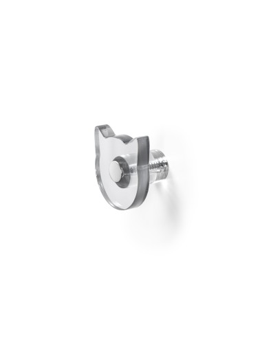 iPLEX Design - Appendi-Plex Set Da 2 Trasparente in plexiglass - 4,5x5x3 cm
