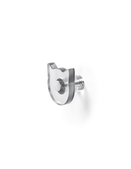 iPLEX Design - Appendi-Plex Set Da 2 Trasparente in plexiglass - 4,5x5x3 cm