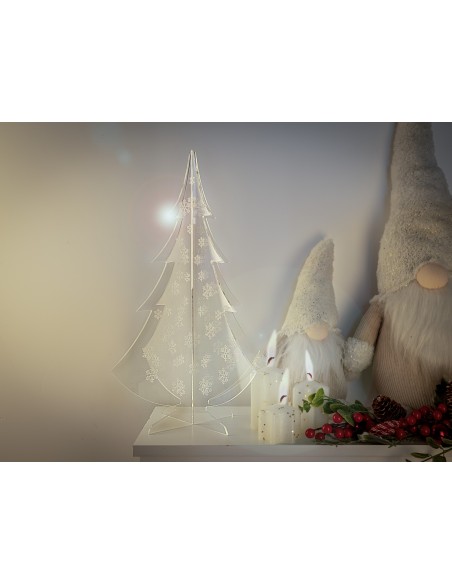 iPLEX Design Crystal Tree H.40 Trasparente - 28x40x28 cm