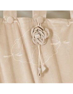 Coccole di Casa - Appendino Rosa Vell. Tortora D.12Xh30 cm