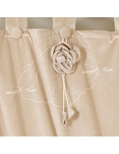 Coccole di Casa - Appendino Rosa Vell. Tortora D.12Xh30 cm