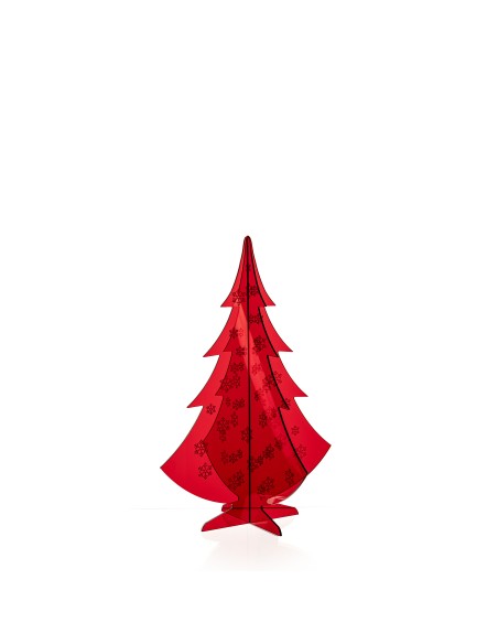 iPLEX Design Crystal Tree H.25 Rosso - 17,5x25x17,5 cm