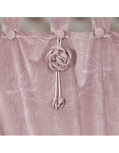 Coccole di Casa - Appendino Rosa Vell. Malva D.12Xh30 cm
